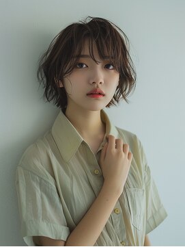 クラン 岡本(Chlan) 大人フェミニン☆モテ髪フリンジウェーブスタイル