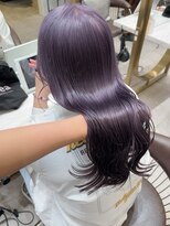 ロンドミラー 博多店(Lond Mirror)&nbsp;ワンレン韓国風小顔ロング/ハイトーン透明感カラー