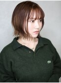 天神【BIRTH】レイヤーカット外ハネミニボブ似合せカット20代2