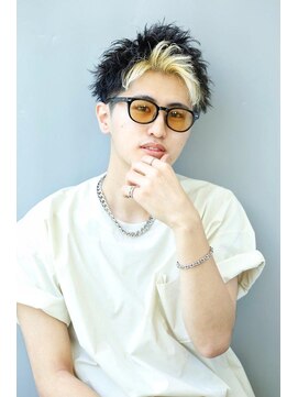 リップスヘアー 銀座(LIPPS hair) アップバング　ツーブロック　刈り上げ　短髪