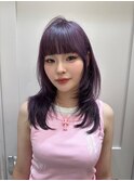 顔型別ヘアスタイル特集 /チェリーブラウン /ミニウルフ/北九州