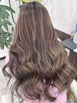 ベルヘアーデザイン 堺東(Belle hair Design)&nbsp;ハイライトレイヤーカット韓国風イルミナカラー堺東20代30代40代