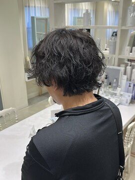 アンソル 戸田店(N'SOL) くせっ毛を活かしたメンズミディアムヘアー