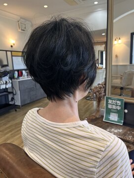 2席のみの美容室 アナイス(Anaiss) 軟毛をふんわりとしたショートに