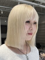 テクネ 天神大名(techne) 天神大名ホワイトベージュダブルカラーケアブリーチショート