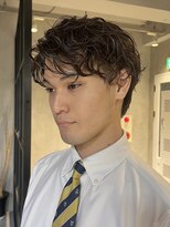 エリマ 調布(elima) 調布メンズパーマニュアンスパーマフェザーパーマセンターパート