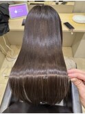 髪質改善＊ロングレイヤーグレーベージュ＊美髪【Zina板橋】