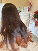 クリック 五井店(CLiC)&nbsp;ナチュラルブラウン×暖色グラデーション