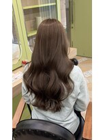 イオエ 西梅田(ioe)&nbsp;ブリーチなしカラー／髪質改善/ミルクティーベージュ/小顔へア