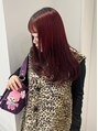 トニーアンドガイ 原宿店(TONI & GUY) ブリーチなしでつくるダークレッド