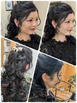 クリア 美容室&nbsp;結婚式お呼ばれ☆華やか巻き