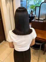 ファーレンピュアスウィート(fahren-pure-suite)&nbsp;切りっぱなしボブ／韓国風暗髪カラー／朝霞市