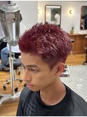 MEN’S/サーフカール/刈り上げセンターパート/表参道駅/青山 