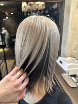 ヘアー クリエイト カルバリ(HAIR CREATE Calbari) ブロンド×ブラック♪アウターカラー
