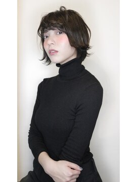 ラウンジ モリオ イケブクロ(Lounge MORIO Ikebukuro) 【morio池袋】黒髪外はねショート