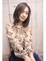 エストリア 栄店(ESTREA)&nbsp;大人可愛いミディアムワンカール　by鬼頭