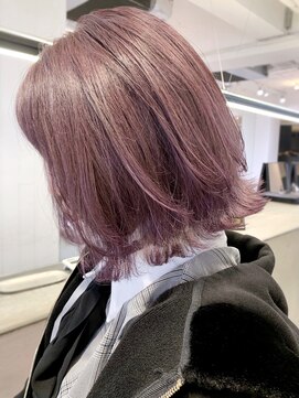 アルバム 新宿(ALBUM SHINJUKU) ピンクラベンダーベージュカラー_スリークボブ_ba281383