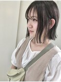 シースルーバング&切りっぱなしボブ♪