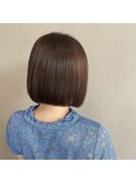 透明感/ベージュカラー/大人かわいい/切りっぱなし/ショート