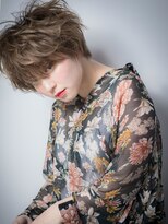 カバーヘア ブリス 上尾西口店(COVER HAIR bliss)&nbsp;ウルフパーマくせ毛カットマッシュショートw上尾10代20代30代