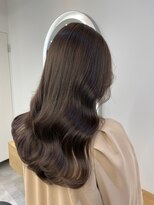 大人かわいいコテ巻き＊ショコラベージュ25 ZinaCENTRAL