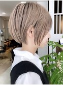 黒染め似合わせカットショートボブ学割u24ヘアドネーション