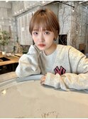 大人かわいいマッシュショート