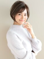 アフロート ギンザ(AFLOAT GINZA)&nbsp;【小鳥居】シルキーベージュ大人可愛いボブショート前上がりボブ