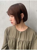 内巻きボブスタイル
