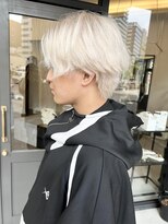 ヘアーアイスカルテット(HAIR ICI QUARTET)&nbsp;透明感カラー★ダブルカラーブリーチホワイトカラーメンズ