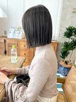 ノエ(noe)&nbsp;切りっぱなしボブ×オリーブグレージュ