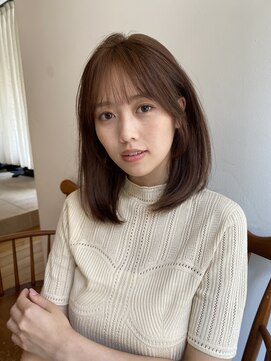 ガーランド (Garland) 大人かわいい小顔顔まわりレイヤーカット/シースルー前髪