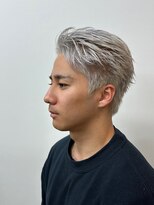 デビュー ヘアーメイク&nbsp;アッシュショートダブルカラーブリーチメンズカット