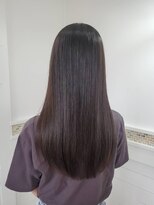 TJ天気予報 5コ 天白店 「ビフォーアフターあり」シアーブラウン「縮毛矯正」