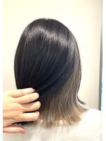 アズール 草加(azule) グレージュ インナーカラー ブリーチ