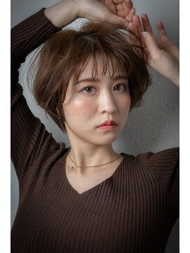 カバーヘア イヴ 戸頭店(COVER HAIR EVE) 透けバングヘルシースタイルくせ毛ショートw戸頭20代30代40代