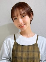 アンド ストーリーズ(&STORIES) 前髪あり耳掛け丸みくびれショートボブ20代30代40代50代(蘭)
