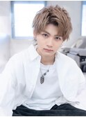 束感モテるツーブロックセンターパートニュアンスパーマ
