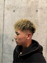 刈部倶楽舞&nbsp;スキンフェード×ブロンドスペインカール！