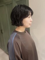 ヘアサロン ナノ(hair salon nano)&nbsp;ミニボブ/パーマ/大人かわいい/黒髪パーマ