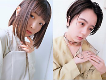 レジナヴィータ 栄店(Reginavita)の写真/似合わせ×再現性にこだわった高いカット術でボブや丸みショート等理想のヘアスタイルに◎顔タイプ診断も♪