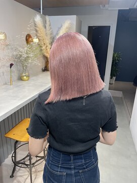 エイト 横浜店(EIGHT) ピンクベージュ【ピンク、ベージュ、ケアブリーチ】