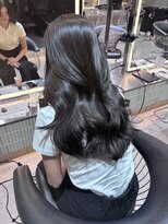 ロンドクロエ 横浜(Lond Chloe)&nbsp;ミニウルフレイヤーカット顔周りカット前髪カット韓国ロング