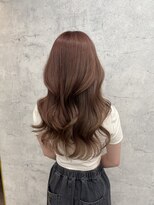 リミットバイアフィナー 大宮店(limit by Afinar)&nbsp;艶髪ワンホンレイヤー×ピーチミルクティーベージュ