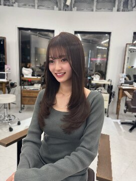 ハピネス クローバー 学園前店(Happiness CLOVER) レイヤーロング　オルチャン小顔前髪　艶髪