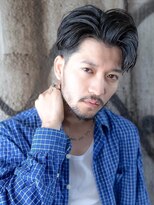 ケアリー 練馬(Carelly)&nbsp;ツイストパーマ七三オールバックマッシュウルフスリークショート