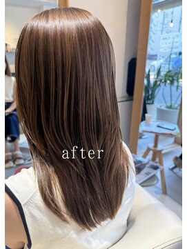 ハナサカヤヘアーサロン(hanasakaya hair salon) 最近ツヤがない…のお悩みに!髪質改善ストレート