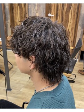 クロト 福岡本店(KUROT) 波巻きマッシュウルフ