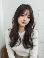 ヘッツ 仙台駅前店(HETTU)&nbsp;着物ヘア/ダークアッシュ/ミディアムレイヤーカット/仙台