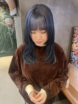 ザ ヘア ディードットログ(The hair D.Log)&nbsp;アイスブルー　トリプルカラー　ブリーチ　橿原　大和八木